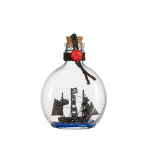 BARCO PIRATA EN BOTELLA