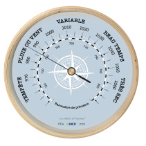 BAR�METRO EN MADERA ROSA DE LOS VIENTOS